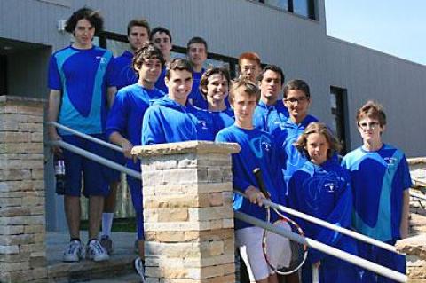 The Ross School’s boys tennis team, which is sending five players to the county individual tournament, was, as the result of a successful protest, declared the League VII champion Tuesday, for the third year in a row.