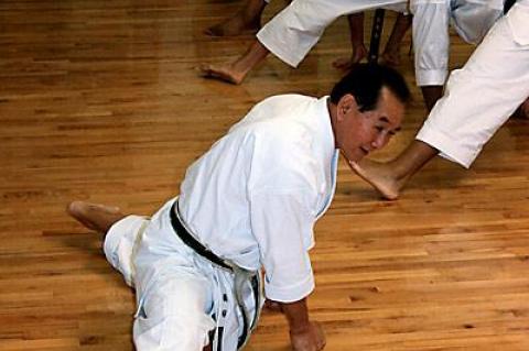 The Taiwanese-based Shotokan style that Yokota Sensei teaches emphasizes flexibility.