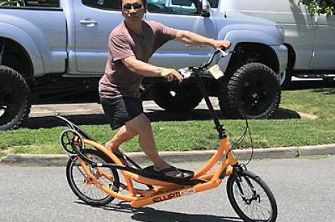 Khanh Ngo says the ElliptiGO is a head-turner.