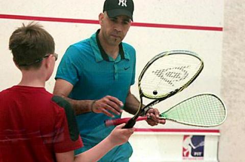 Sayed Selim said he intended to strengthen the junior squash program at S.Y.S.