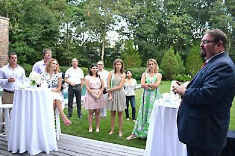 Luis CdeBaca, the ambassador to the Department of State’s office to monitor and combat human trafficking, spoke to guests at a cocktail party in Bridgehampton recently, warning that slavery could exist close to home.