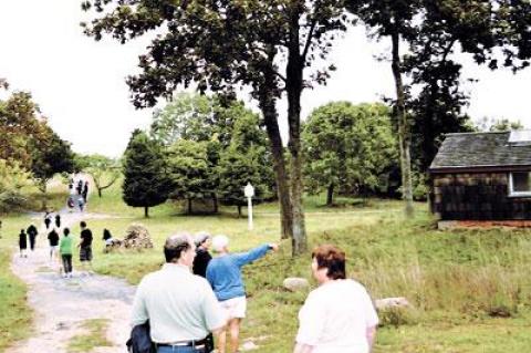 Former campers revisited a property in Springs on Saturday that was once home to the Fireplace Lodge girls camp.