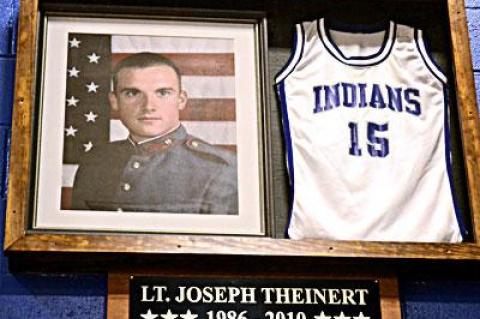 His last game was his best, said Lieutenant Theinert’s coach, Mike Mundy.