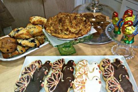 In addition to Thanksgiving pies and its regular goodies, the Sag Harbor Bakery will be offering turkey cookies to celebrate the holiday.