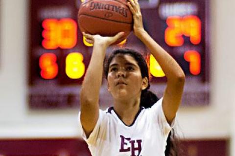 Ashley Rojas’s free throws in the final seconds sealed the Bonackers’ win.