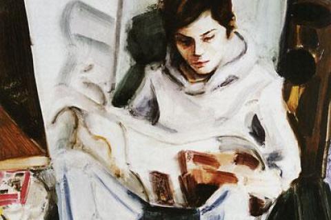 Elizabeth Peyton, above in a self-portrait, is one of several East End artists featured in “Danger! Women Artists at Work,” a new book.