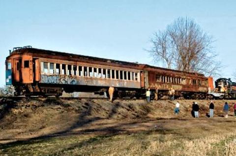 End of the line for the last of its kind? Efforts are under way to save the storied Lion Gardiner dining car, seen here in Kingston, N.Y.