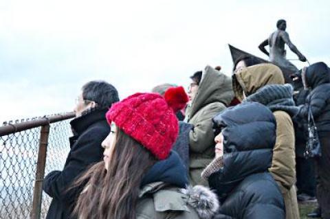 Montauk Point has become a popular predawn New Year’s Day destination, with hundreds of Koreans and Korean-Americans there to greet the first sunrise of the new year.