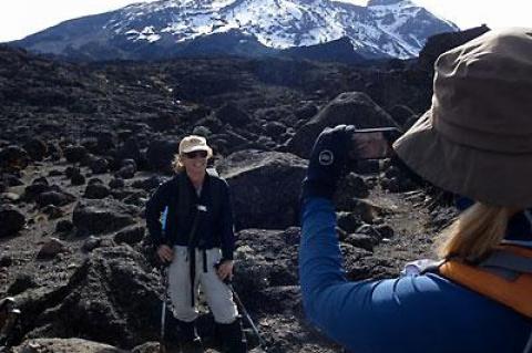 She’ll not do Everest next, perhaps the Camino de Santiago.