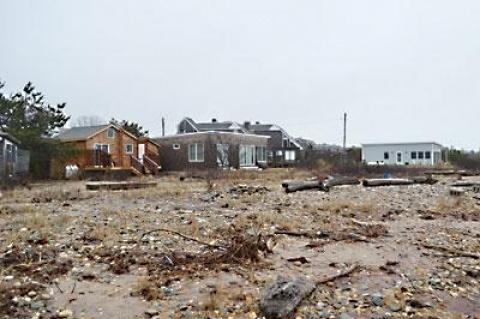 Variances requested for two of the rental cottages at Millionaires Row on Fort Pond Bay, Montauk, stirred up storm clouds at the East Hampton Town Zoning Board meeting last week.