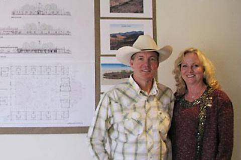 Col. Frank Kestler and his wife, Chrystyna, the stepfather and mother of the late Lt. Joseph Theinert, have plans for a ranch to help veterans and their families cope with seen and unseen war injuries.