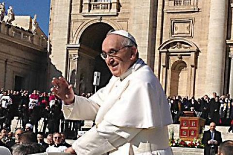 Msgr. Charles Guarino of Most Holy Trinity Parish said he was blessed to be in Vatican City for the election and inaugural Mass of Pope Francis.