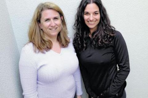 Danielle Goldstein, left, and Diane Ferraro will teach most of the yoga classes at Mindful Turtle in Montauk themselves.