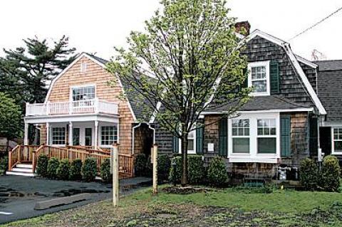 ARF’s Dutch  colonial house grew a matching wing in 2011.