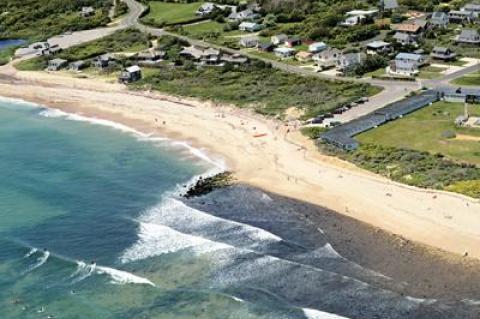 The town will add sand to a portion of the Ditch Plain beach in Montauk, where erosion has exposed hardpan and rocks, so that it can be used by bathers this summer.