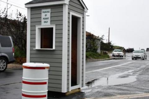 A new protocol at Indian Wells beach in Amagansett, designed to increase parking lot safety and reduce the size of rowdy crowds on the beach, will keep large vehicles from driving into the lot and turn back nonresidents, who are not allowed to park there.