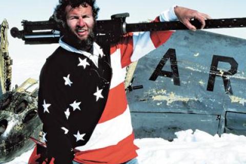 In 1992, Lou Sapienza was the expedition photographer on a mission to recover the P-38 fighter plane Glacier Girl, which went down during World War II, from deep in the ice of Greenland.