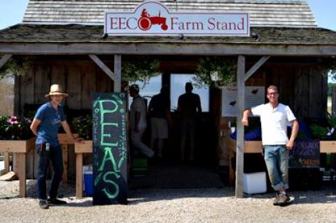 Kristopher Bell and Jack Castoro have joined the staff of the Food Pantry Farm, becoming an integral part of its new undertaking, a charitable farm stand on Long Lane in East Hampton.