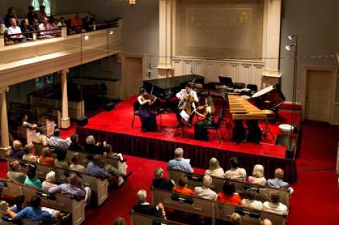 The Bridgehampton Chamber Music Festival presented an animated as well as captivating performance on July 31.