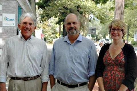 Larry Cantwell, the Democratic candidate for East Hampton Town supervisor, and his running mates, Job Potter and Kathee Burke-Gonzalez, say they have “a pretty good understanding of how government works.”