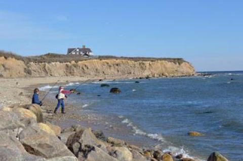 Rumors that the fall striped bass run is over are greatly exaggerated. Surfcasters continued to catch fish up to 20 pounds during the past week.