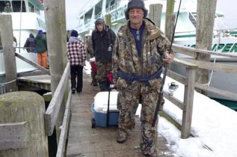 After a day of cod fishing aboard the Viking Starship, anglers left the boat with smiles on their faces and fish in their coolers.