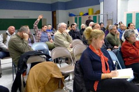 Cabbies in the audience at a Montauk Citizens Advisory Committee meeting listened closely as the group discussed new town taxi legislation.