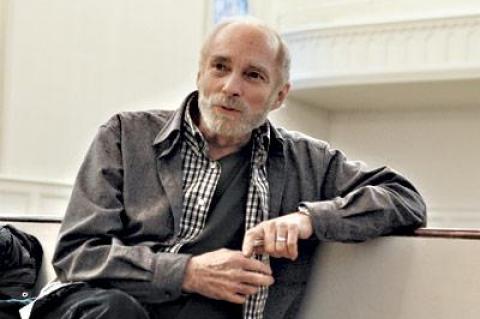 Walter Klauss, guest conductor of the Choral Society of the Hamptons’ upcoming spring concert, relaxed before rehearsal at the East Hampton Presbyterian Church.