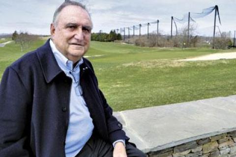 Jerry Kremer at Montauk Downs State Park, which he helped save from development when he was a state assemblyman and chairman of its powerful Ways and Means Committee.