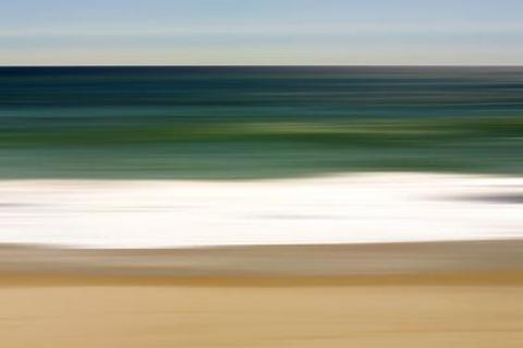 Daniel Jones’s “Flying Point Beach Impressions” is part of a new spring photography exhibition at the Tulla Booth Gallery in Sag Harbor.