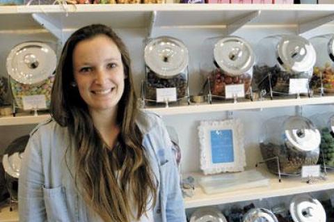 Jillian Rennar has opened Candied Anchor, which she describes as a retro sweet shop with a modern sensibility, on Main Street in Montauk.