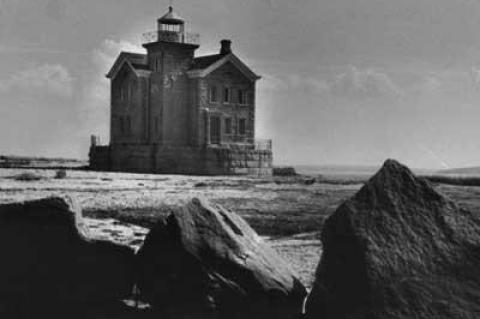 Plans are in the works to renovate the historic Cedar Island Lighthouse at Cedar Point, seen here in 1973, the year before a fire gutted its interior.