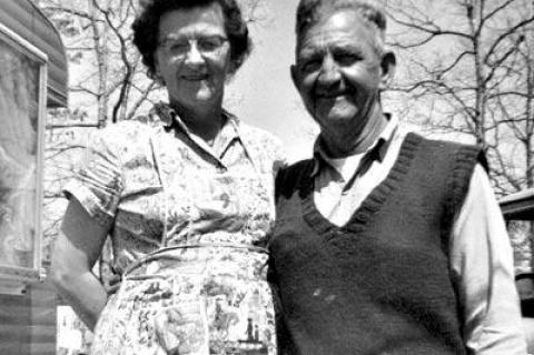 Nancy Bennett-Donohue, who is now 103, and her husband, Brentford Bennett, opened Brent’s General Store in the 1950s.