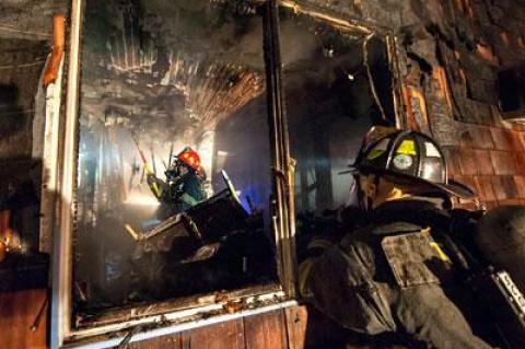 After a fire destroyed her Springs house, Judi Bistrian said she was thrilled her family survived.