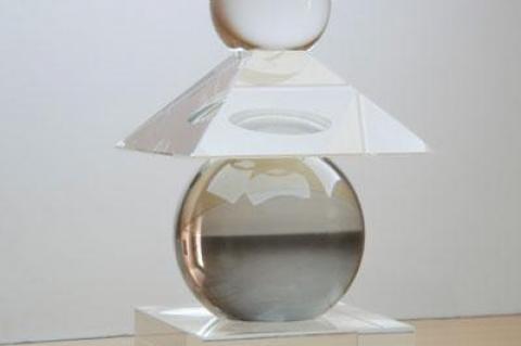 “Five Elements: Boden Sea, Uttwil” (1993) was encased in optical glass by Hiroshi Sugimoto in 2011.