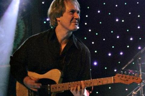 Jim Weider, a master of the Fender Telecaster guitar, at work