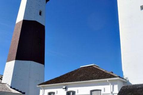 A historic building next to the Montauk Lighthouse will one day be the home of the Oceans Institute, a surf museum.