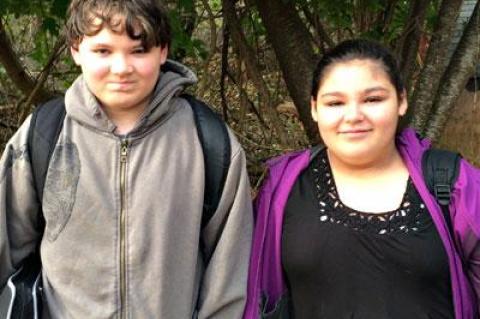 Colin Rodriguez, 13, and Katalina, 11, continue to attend the Springs School after the death of their mother.