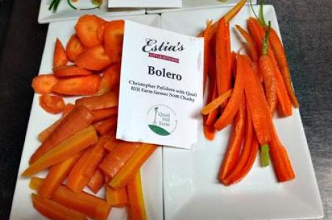 A “carrot-palooza” conceived by Colin Ambrose took place last week at Estia’s Little Kitchen in Sag Harbor, where farmers and gardeners took their produce and chefs experimented with the outcome.