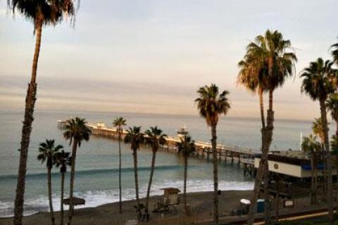 Piers, like this one in San Clemente, have been perfected in California.