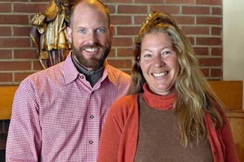 It was a fortuitous coincidence when Kyle Paseka ran into Sam von Trapp, grandson of Baron Georg and Maria von Trapp at the Trapp Family Lodge in Stowe, Vt., on Monday.