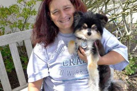 With the help of the entire Montauk community Lulu, a small Pomeranian owned by Lydell and Steve Margraf, was found on Saturday afternoon on Old Montauk Highway.