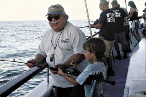 The East Hampton Sportsmen’s Alliance had 16 adults, including Al Goldberg, a well-known rod builder, mentoring 16 kids during a trip Friday aboard the Miss Montauk party boat. The alliance runs the trips once a year to introduce young people to the joys of fishing.