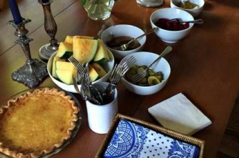 Southern food from a century ago, served in a spacious house in Sag Harbor, reminded diners of the hard lives of freed slave families farming their own land in Virginia.