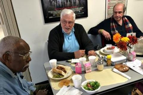 A lack of cost-of-living increases in 2016 will be hard on older residents on fixed incomes, like Charlie Cavalieri and Michael Geller, who eat lunch together at the East Hampton Town Senior Citizens Center.