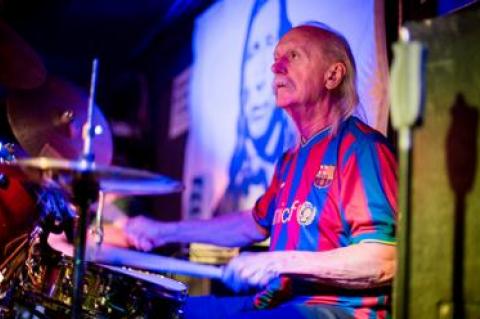 Butch Trucks, a founding member of the Allman Brothers Band, performed with Great Caesar’s Ghost at the Stephen Talkhouse in Amagansett.