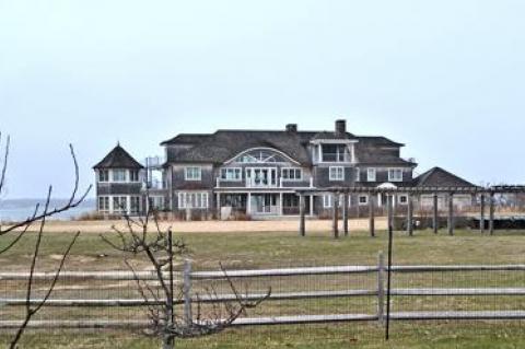 Michael and Michelle Walrath, the owners of this West Lake Drive house in Montauk, are appealing to the town to be allowed to use a third floor that is already built.