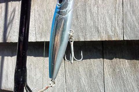 The Yozuri Hydro Popper, one of the columnist’s favorite lures.