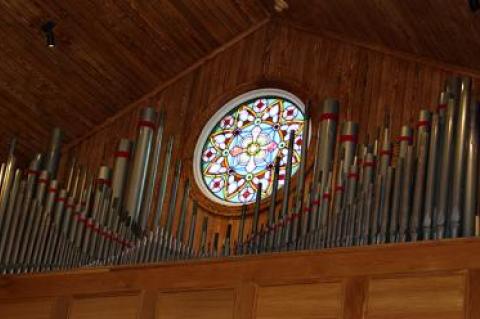 An organ that was taken from a defunct seminary has been in use at Most Holy Trinity Catholic Church in East Hampton for several months.