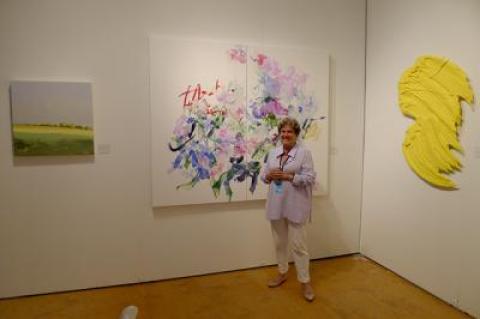 Kathryn Markel at last year’s Market Art + Design fair